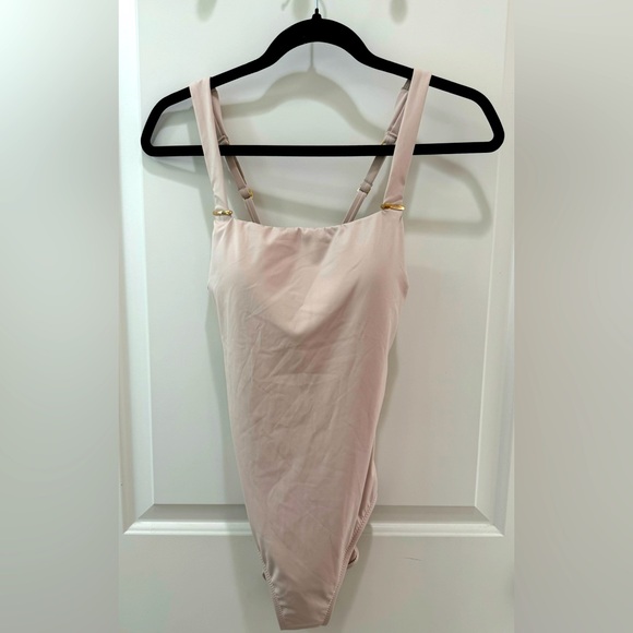 NWOT LA BLANCA LB LUXE Over the Shoulder One Piece Swimsuit - Picture 6 of 13